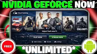 🔥 Play AAA Games Unlimited Time - Nvidia GeForce Now Cloud Gaming Full Setup | New Cloud Gaming App