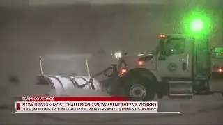 Plow drivers say weekend storm most difficult they