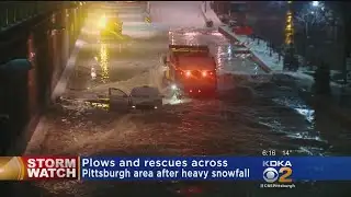 Plows, Rescues Needed Across Pittsburgh Area After Heavy Snowfall