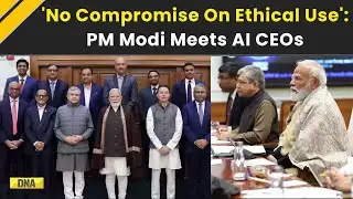 PM Modi News: PM Modi Stresses Ethical AI Use In Meeting With Global Tech CEOs