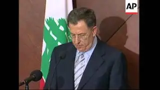 PM says arrested security chiefs are suspects in Hariri investigation