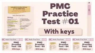 PMC All Practice Tests with Keys | Important msg by Admin of Medix Prep Point