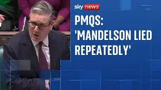 PMQs: Mandelson responsible for a 