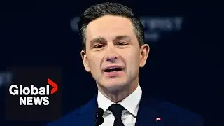 Poilievre blames Liberals for separatist movements in Alberta, Quebec at Conservative convention