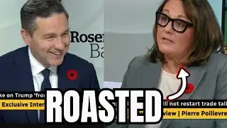 Poilievre DESTROYS Biased CBC Reporter In Live Interview