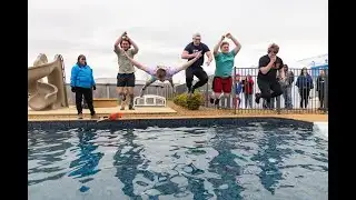 Polar Plunge 2022 at Aloha Pools & Spas
