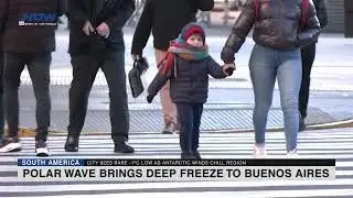 Polar wave brings deep freeze to Buenos Aires