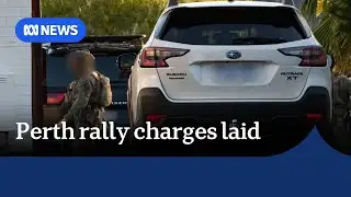 Police allege device thrown into Perth rally was designed to explode | ABC NEWS
