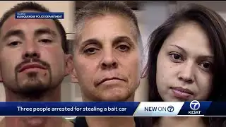 Police arrest 3 in bait car sting