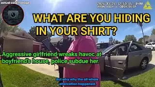 Police Bodycam Captures The Moment Girlfriend Is Exposed