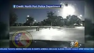 Police Dash Cam Captures Strange Sight