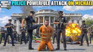 Police Deadlist Attack On Michael | Gta V Gameplay