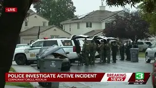 Police investigate active incident in Rocklin