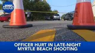 Police: Officer hurt after late-night shooting in Myrtle Beach