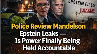 Police Review Mandelson Epstein Leaks — Is Power Finally Being Held Accountable⚖️👁️🔥🏛️📂