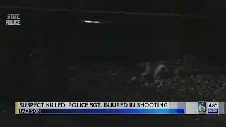 Police sergeant injured in shooting