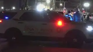 Police shoot man after chase, man pulls gun