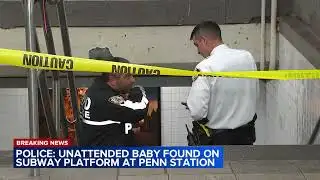 Police: Unattended baby found on subway platform at Penn Station