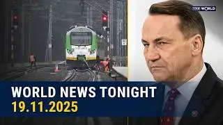 Polish FM: Russia Behind Rail Explosion with "Clear Intent to Kill" | World News Tonight