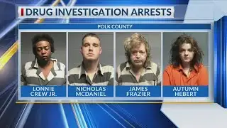 Polk County narcotics investigation leads to 4 arrested