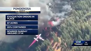 Ponderosa Fire in Yuba County caused by accident, Cal Fire says