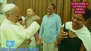 POPE LEO XIV Holds BABIES at the AUDIENCE Today!