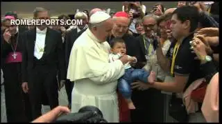 Pope to Romans: This society produces many orphans