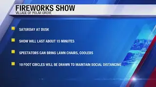 Poplar Grove to put on fireworks show
