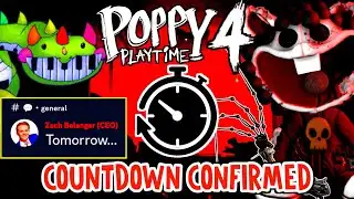 Poppy Playtime Chapter 4 - SECRET COUNTDOWN OFFICIALLY CONFIRMED 🤩 TOMORROW BIG NEWS by DEVELOPERS
