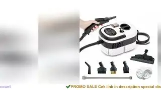 Portable Handheld Steam Cleaner High Temperature Pressurized Steam Cleaning Machine With Brush Heads