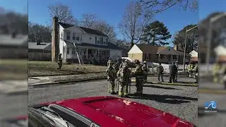 Portsmouth attic fire displaces 4 people, dog