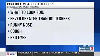 Possible measles exposure