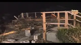Possible tornado causes damages