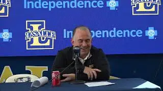 Post Game press conference La Salle vs Mississippi State