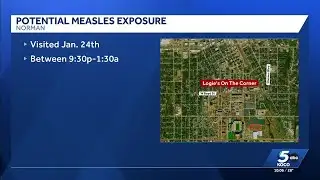 Potential measles exposure reported at Norman bar