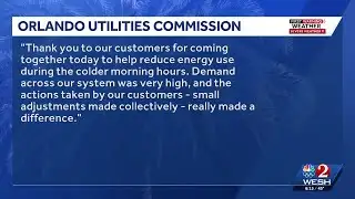 Power companies ask Central Florida residents to reduce electricity usage
