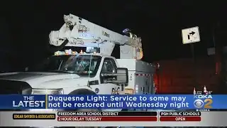 Power Crews Continue Work To Restore Service