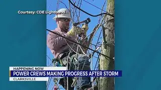 Power crews making progress after storm