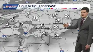 Power outages possible in North Carolina with heavy snow this weekend