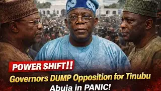 POWER SHIFT‼️ Governors DUMP Opposition for Tinubu — Abuja in PANIC!