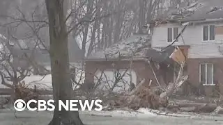 Powerful winter storms pummel the Northeast with heavy snow and strong winds