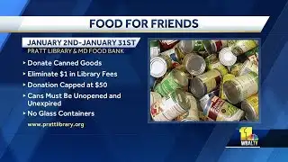 Pratt Library, Food Bank partner for Foods For Friends