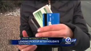 Predatory Lending Bill and Holidays