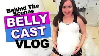 🚼PREGNANT BELLY CAST VLOG! 39 weeks pregnant