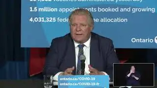 Premier Ford provides an update at Queen