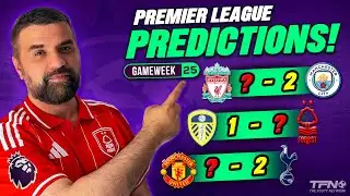 PREMIER LEAGUE PREDICTIONS WEEK 25