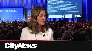 Premier talks pipeline progress and separation movement in downtown Calgary