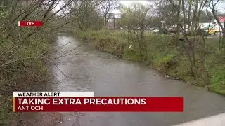Preparing for possible flooding in Antioch