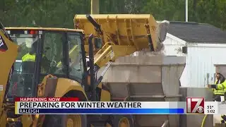 Preparing for winter weather in Raleigh