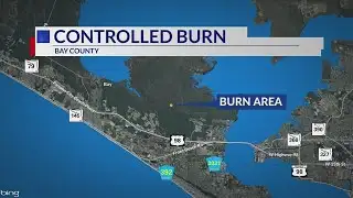 Prescribed burn in Panama City Beach